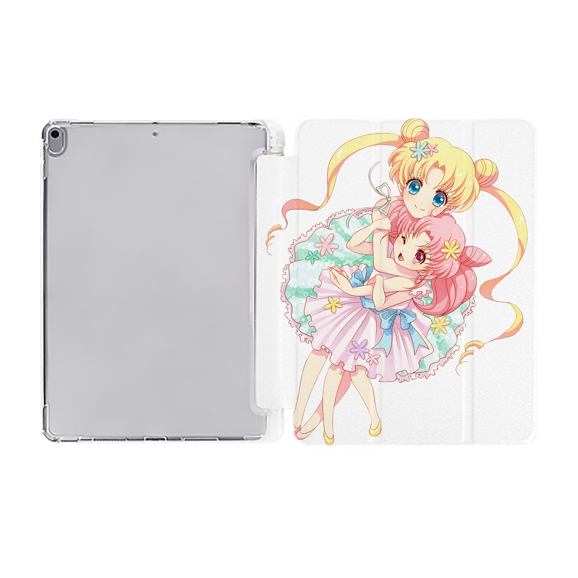 （画像用） 美少女戦士セーラームーン 愛野 美奈子 あいの みなこ Sailor Moon Aino Minako IPad ケース ペン収納付き 三つ折りスタンド PUレザー×シリコン 対応機種9.5/10.5/10.9インチ